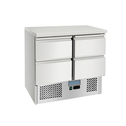 Arctica Medium Duty Compact Refrigerated Preparation Counter - 2 x 2 Drawers